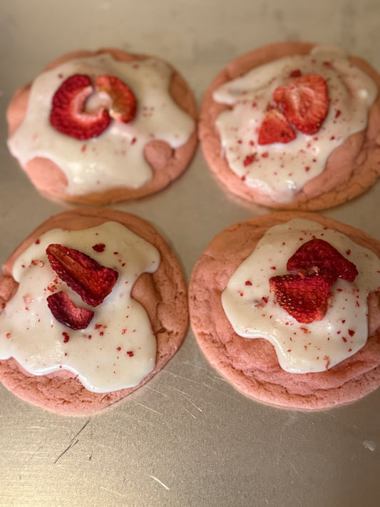 Strawberry Sugar Cookies